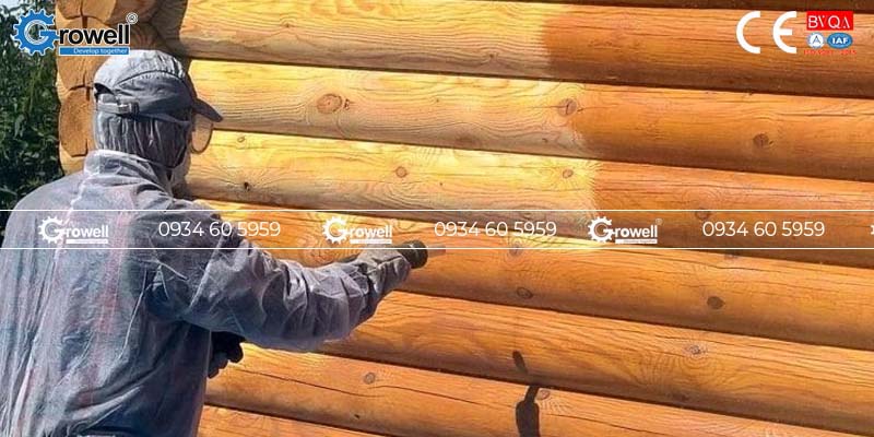 Bắn cát trên gỗ Bắn cát trên gỗ