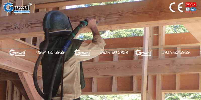 Bắn cát trên gỗ Bắn cát trên gỗ