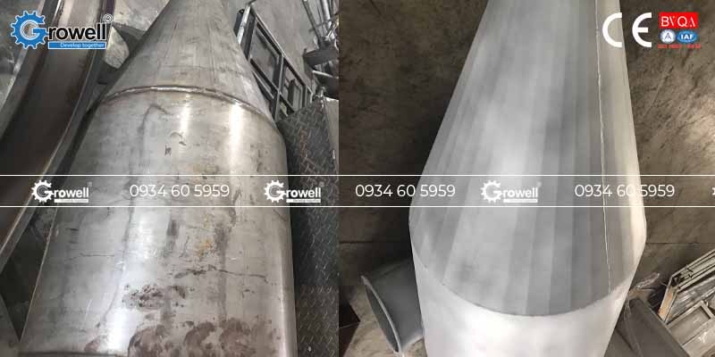Phun cát xử lý mối hàn Phun cát xử lý mối hàn