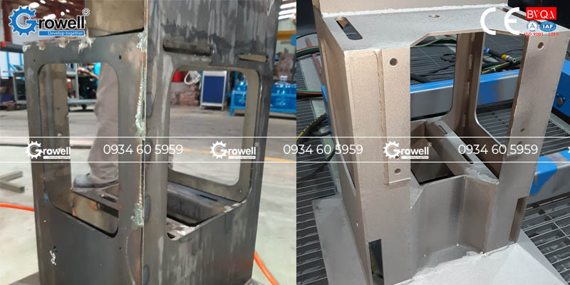 Phun cát xử lý mối hàn Phun cát xử lý mối hàn