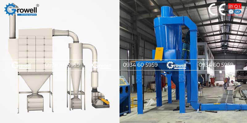 Xử lý bụi phun cát Xử lý bụi phun cát