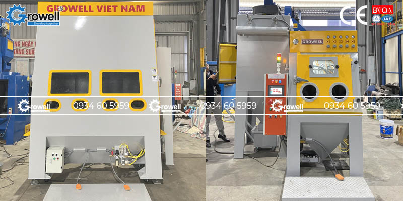 Bắn cát khô tẩy rỉ sét Bắn cát khô tẩy rỉ sét