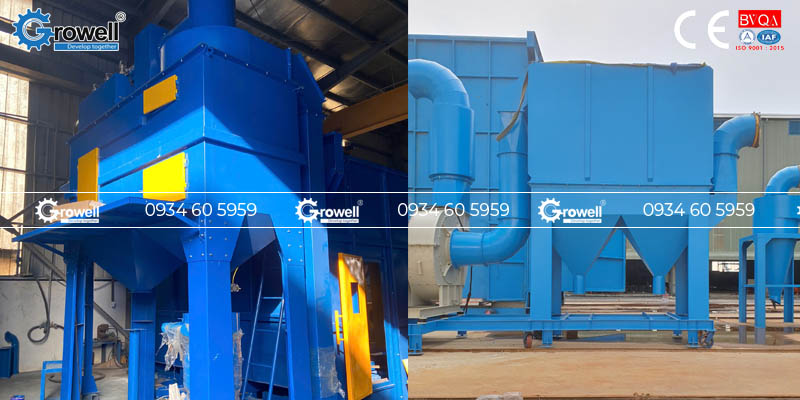 Cấu tạo hệ thống xử lý bụi cyclone Cấu tạo hệ thống xử lý bụi cyclone