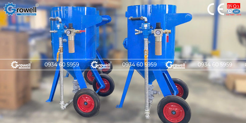 Máy bắn cát di động Máy bắn cát di động