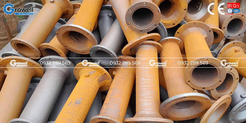 Máy phun bi làm sạch chi tiết đúc Máy phun bi làm sạch chi tiết đúc