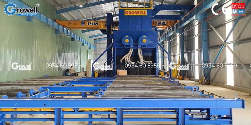 Phun cát phục hồi kết cấu thép Phun cát phục hồi kết cấu thép