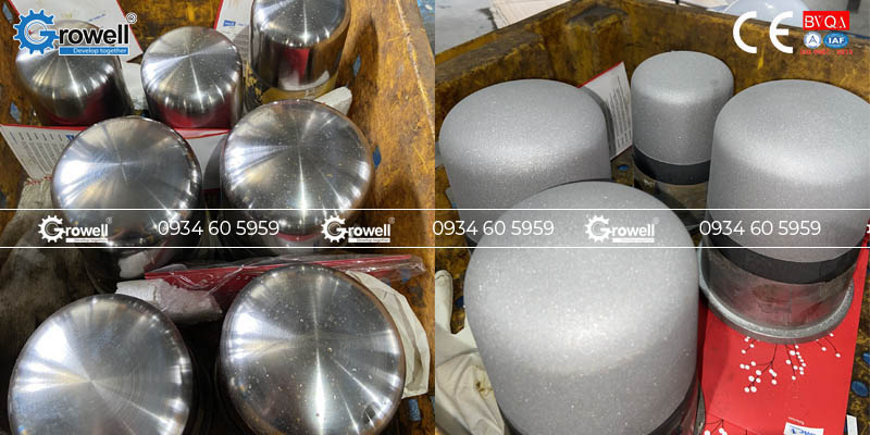 Phun cát tạo nhám bề mặt Phun cát tạo nhám bề mặt