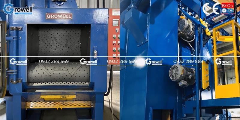Hệ thống phun bi tự động Hệ thống phun bi tự động
