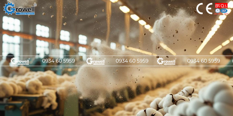 Hệ thống xử lý bụi bông