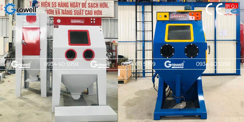 Phun cát đạt tiêu chuẩn SA 2.5