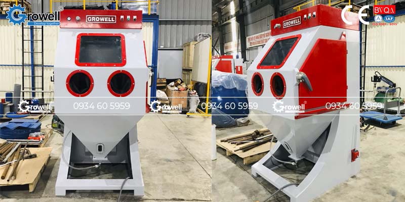 Tủ bắn cát mini Tủ bắn cát mini