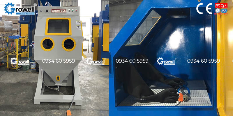 Tủ bắn cát mini Tủ bắn cát mini