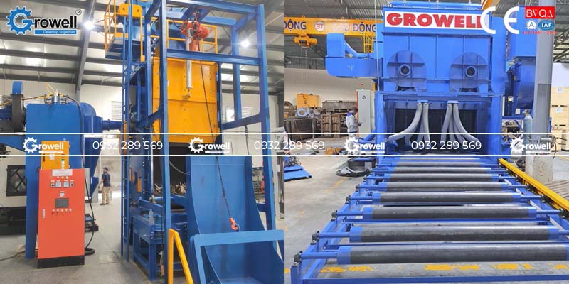 Phun bi thép kết cấu Phun bi thép kết cấu