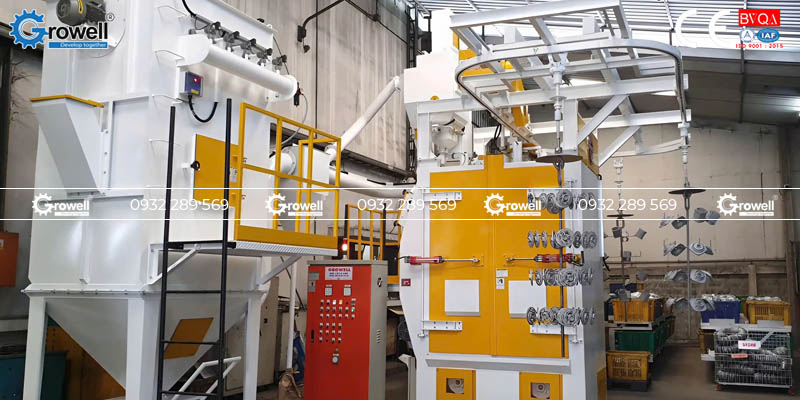 Thiết bị phun bi dạng treo Thiết bị phun bi dạng treo