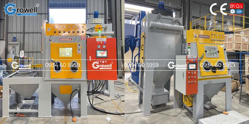 Tủ phun cát xử lý khuôn mẫu Tủ phun cát xử lý khuôn mẫu