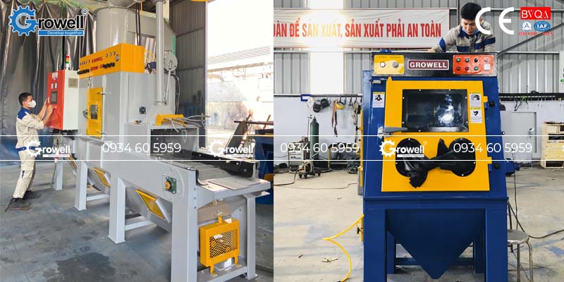 Bảo trì máy phun cát