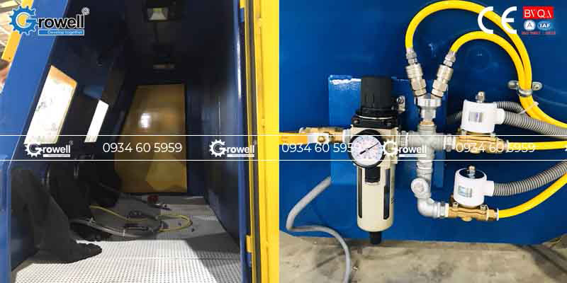 Bảo trì máy phun cát