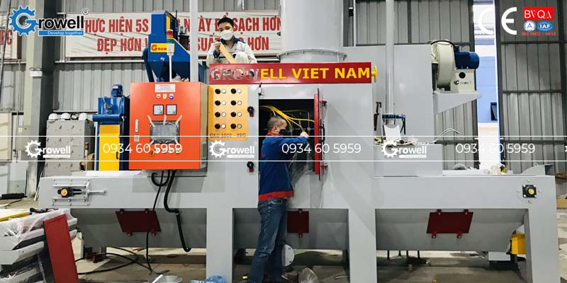 Bảo trì máy phun cát