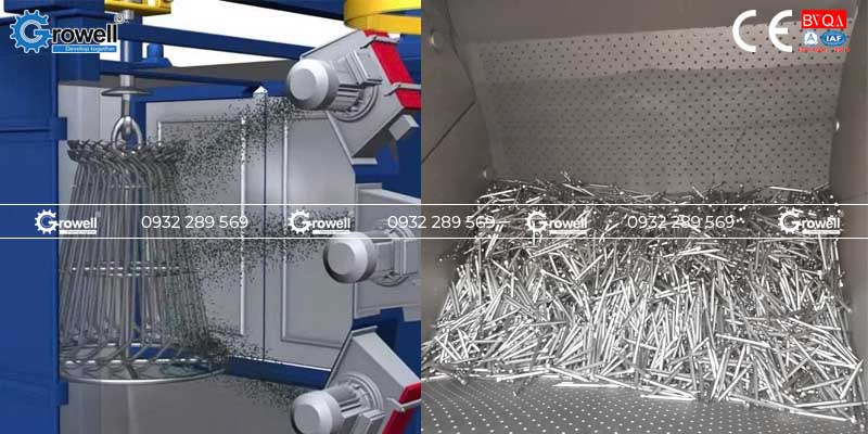 Phun bi tẩy rỉ sét Phun bi tẩy rỉ sét