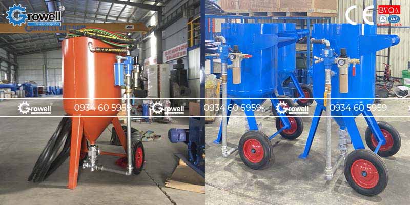 Cối phun cát và tủ phun cát Cối phun cát và tủ phun cát
