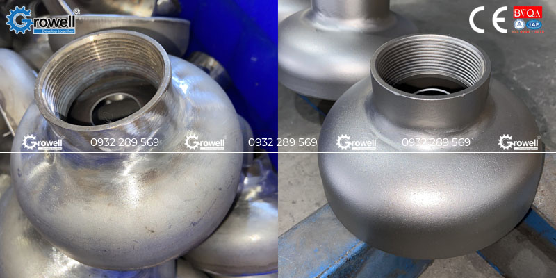 Phun bi tăng độ bền kim loại