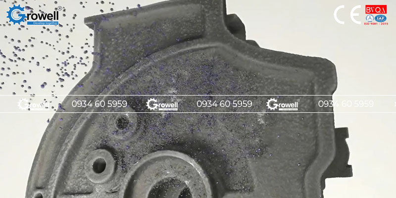 Tạo nhám bề mặt vật đúc gang Tạo nhám bề mặt vật đúc gang