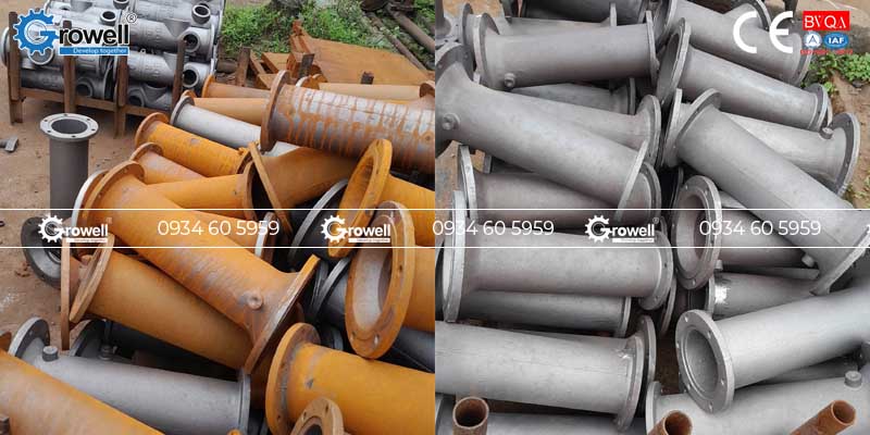 Tạo nhám bề mặt vật đúc gang Tạo nhám bề mặt vật đúc gang