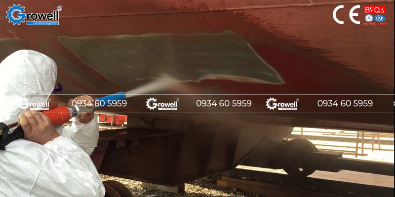 Tẩy sơn kim loại vật dụng cơ khí