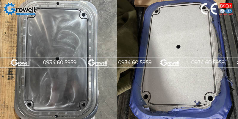 Tủ phun cát bàn xoay Tủ phun cát bàn xoay