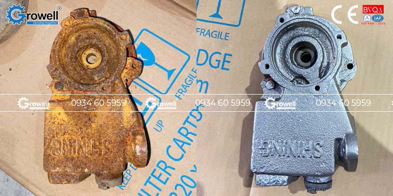 Xử lý bề mặt kim loại bị oxy hóa