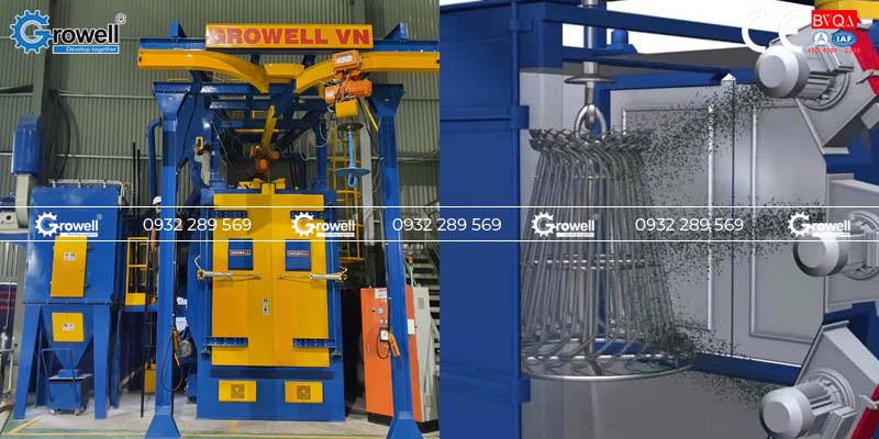 Phun bi tăng cường bề mặt Phun bi tăng cường bề mặt