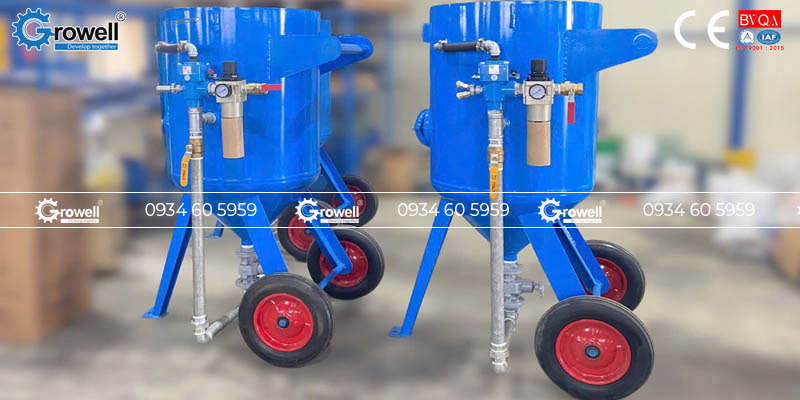 Thiết bị phun cát di động