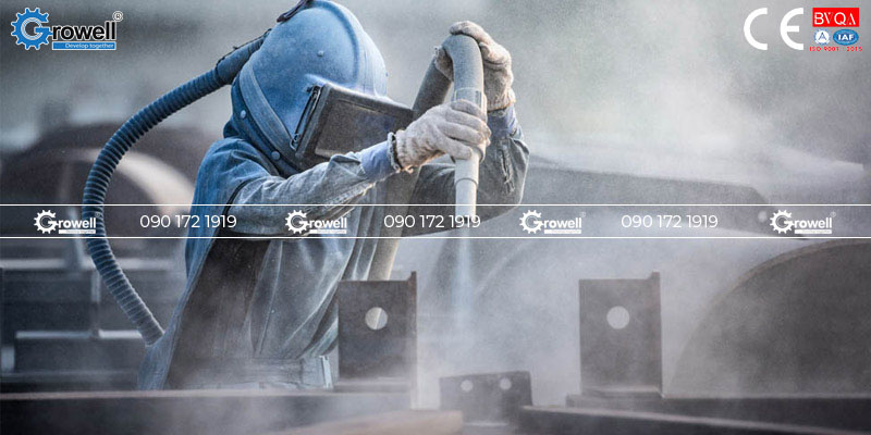 Thiết bị phun cát di động