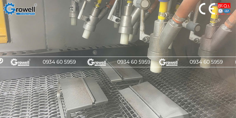 Ứng dụng phương pháp bắn cát