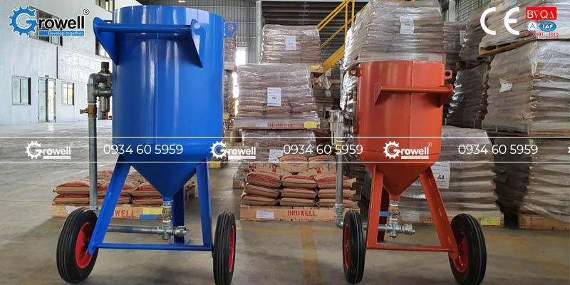 Cấu tạo cối phun cát Cấu tạo cối phun cát