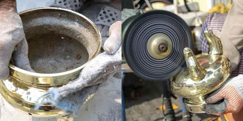 Xử lý bề mặt lư đồng Xử lý bề mặt lư đồng