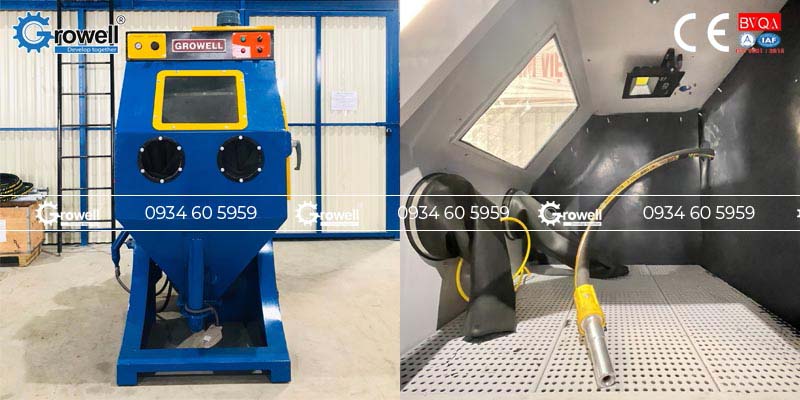 Buồng phun cát và tủ phun cát Buồng phun cát và tủ phun cát