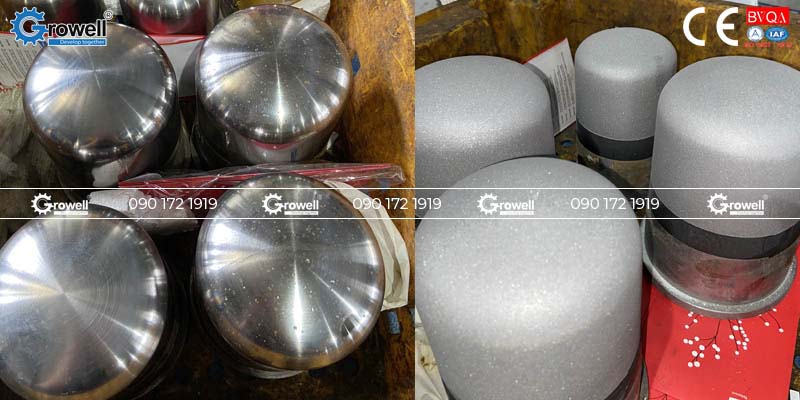 Cát phun làm sạch khuôn