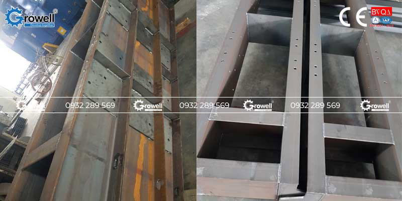 Máy phun bi xử lý kết cấu thép Máy phun bi xử lý kết cấu thép