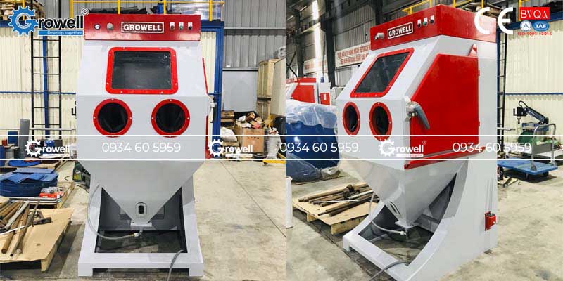 Tủ bắn cát công nghiệp Tủ bắn cát công nghiệp