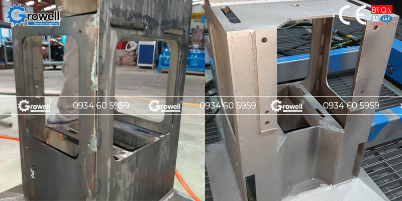 Phun cát xử lý bề mặt thép