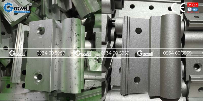 Tạo nhám bề mặt bản lề Tạo nhám bề mặt bản lề