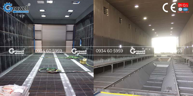 Xử lý bề mặt sản phẩm gang đúc