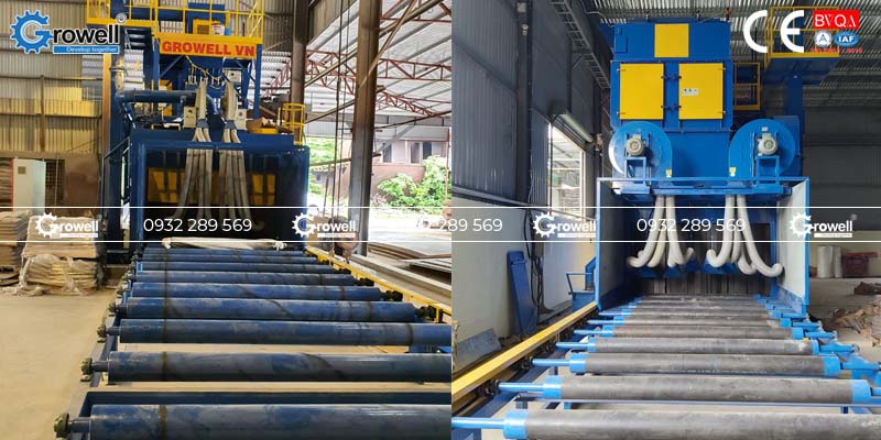 Xử lý bề mặt thép tấm