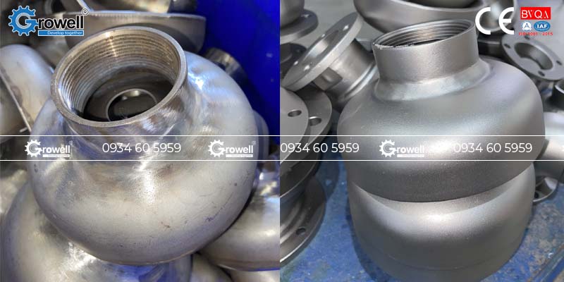 Lỗi khi tạo nhám inox