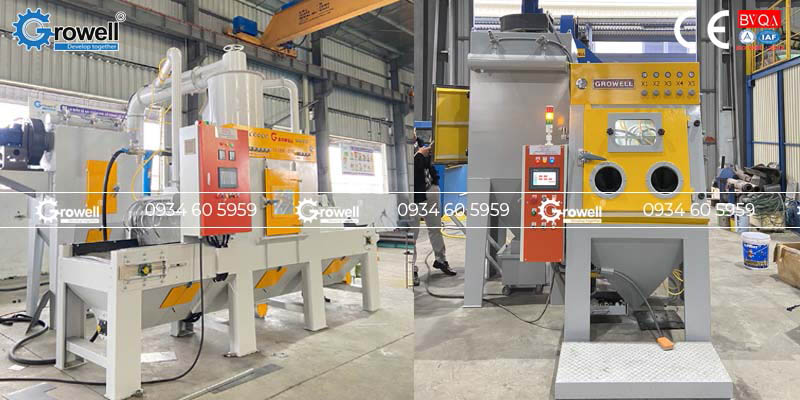 Máy bắn cát tự động