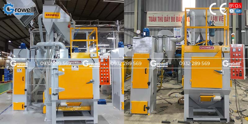 Máy phun bi chi tiết đúc Máy phun bi chi tiết đúc