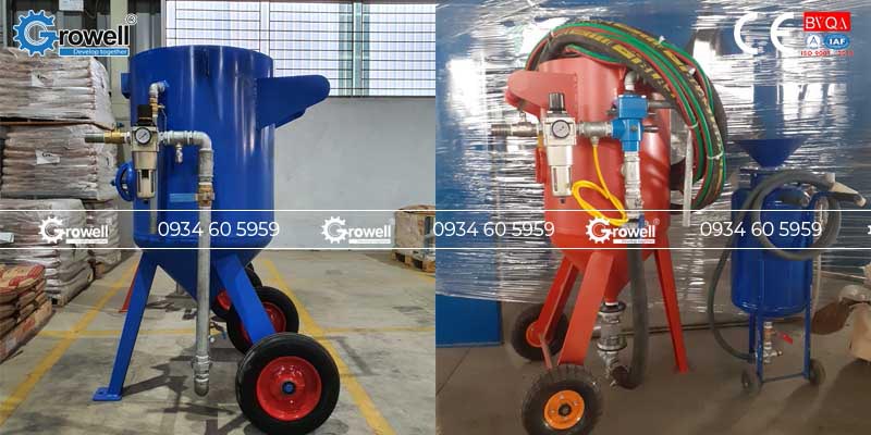Cối phun cát 200 lít Cối phun cát 200 lít