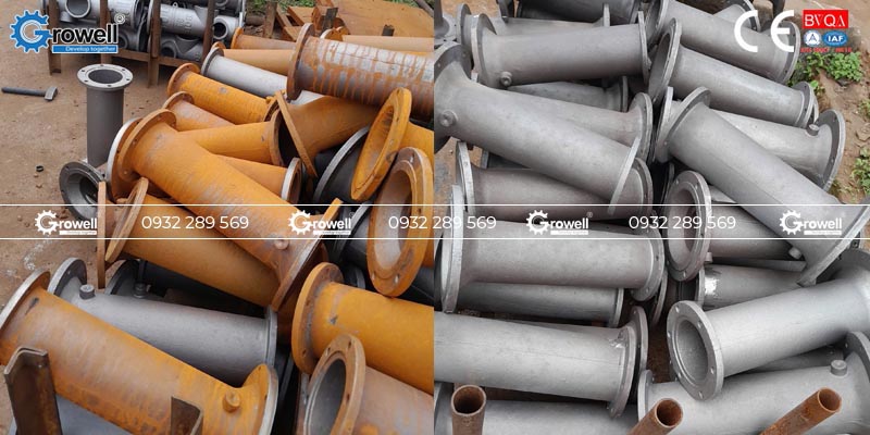 Hệ thống phun bi xử lý bề mặt thép