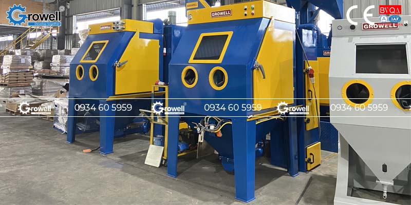 Máy phun cát tẩy rỉ sét Máy phun cát tẩy rỉ sét